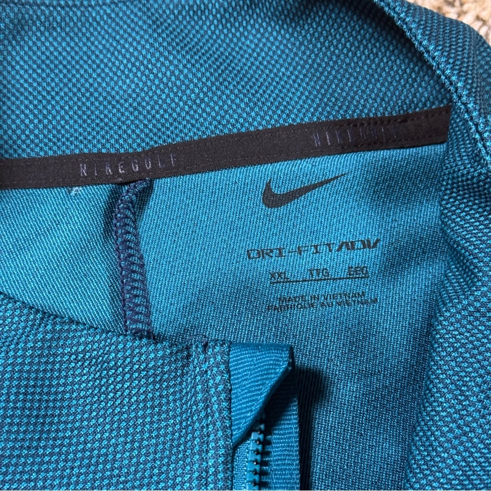 Nike Dri-FIT ADV Vapor Quarter-Zip Mens 2XL Golf Top Pullover Stretch DH0982-367 - Picture 3 of 11